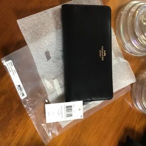 Coach Smooth Leather Skinny Wallet brand new